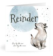 Geboortekaartje naam Reinder j4