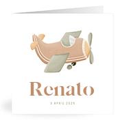Geboortekaartje naam Renato j1