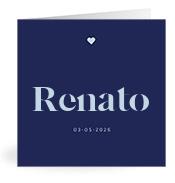 Geboortekaartje naam Renato j3
