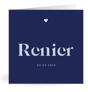 Geboortekaartje naam Renier j3