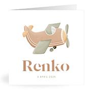 Geboortekaartje naam Renko j1
