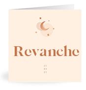 Geboortekaartje naam Revanche m1
