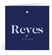 Geboortekaartje naam Reyes j3