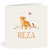 Geboortekaartje naam Reza u2