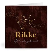 Geboortekaartje naam Rikke u3