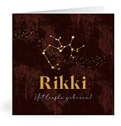 Geboortekaartje naam Rikki u3