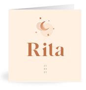 Geboortekaartje naam Rita m1