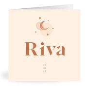 Geboortekaartje naam Riva m1