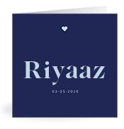 Geboortekaartje naam Riyaaz j3