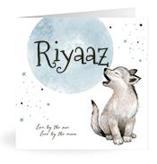 Geboortekaartje naam Riyaaz j4