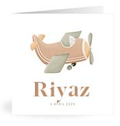 Geboortekaartje naam Riyaz j1