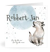 Geboortekaartje naam Robbert-Jan j4