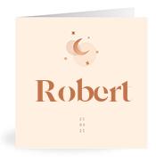 Geboortekaartje naam Robert m1