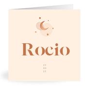 Geboortekaartje naam Rocio m1