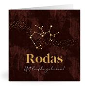 Geboortekaartje naam Rodas u3