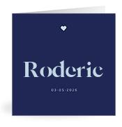 Geboortekaartje naam Roderic j3