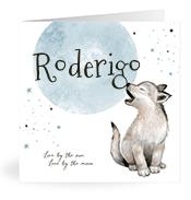 Geboortekaartje naam Roderigo j4