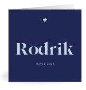 Geboortekaartje naam Rodrik j3