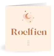Geboortekaartje naam Roelfien m1