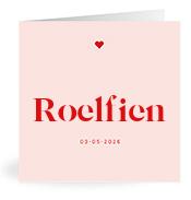 Geboortekaartje naam Roelfien m3