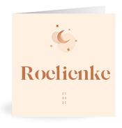 Geboortekaartje naam Roelienke m1