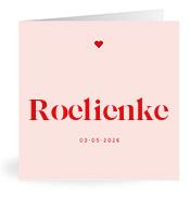 Geboortekaartje naam Roelienke m3