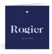 Geboortekaartje naam Rogier j3