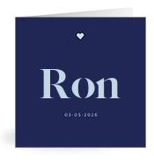 Geboortekaartje naam Ron j3
