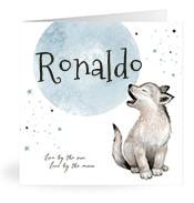 Geboortekaartje naam Ronaldo j4