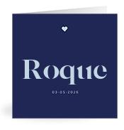 Geboortekaartje naam Roque j3