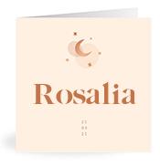Geboortekaartje naam Rosalia m1