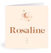 Geboortekaartje naam Rosaline m1