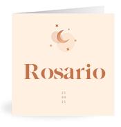 Geboortekaartje naam Rosario m1
