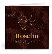 Geboortekaartje naam Roselin u3