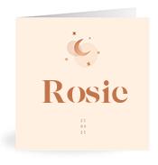 Geboortekaartje naam Rosie m1