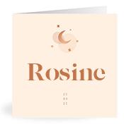 Geboortekaartje naam Rosine m1