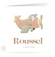Geboortekaartje naam Roussel j1