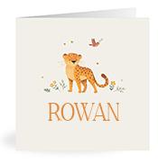 Geboortekaartje naam Rowan u2