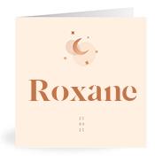 Geboortekaartje naam Roxane m1
