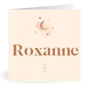 Geboortekaartje naam Roxanne m1