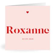 Geboortekaartje naam Roxanne m3