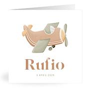 Geboortekaartje naam Rufio j1