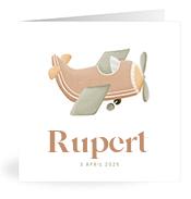 Geboortekaartje naam Rupert j1