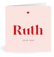 Geboortekaartje naam Ruth m3