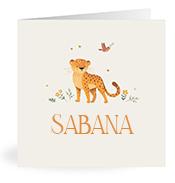 Geboortekaartje naam Sabana u2