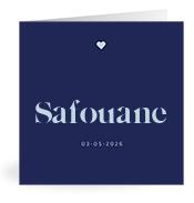 Geboortekaartje naam Safouane j3