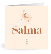 Geboortekaartje naam Salma m1