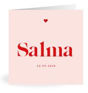 Geboortekaartje naam Salma m3
