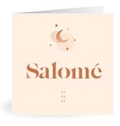 Geboortekaartje naam Salomé m1