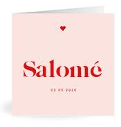 Geboortekaartje naam Salomé m3